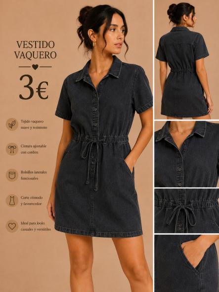VESTIDO VAQUERO [0]