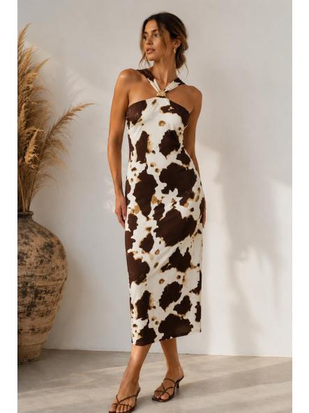 VESTIDO LICRA FRIA ANIMAL PRINT