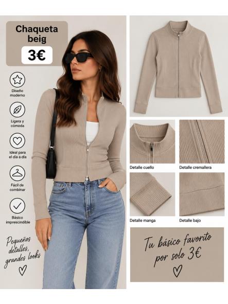 CHAQUETA BEIG  [0]