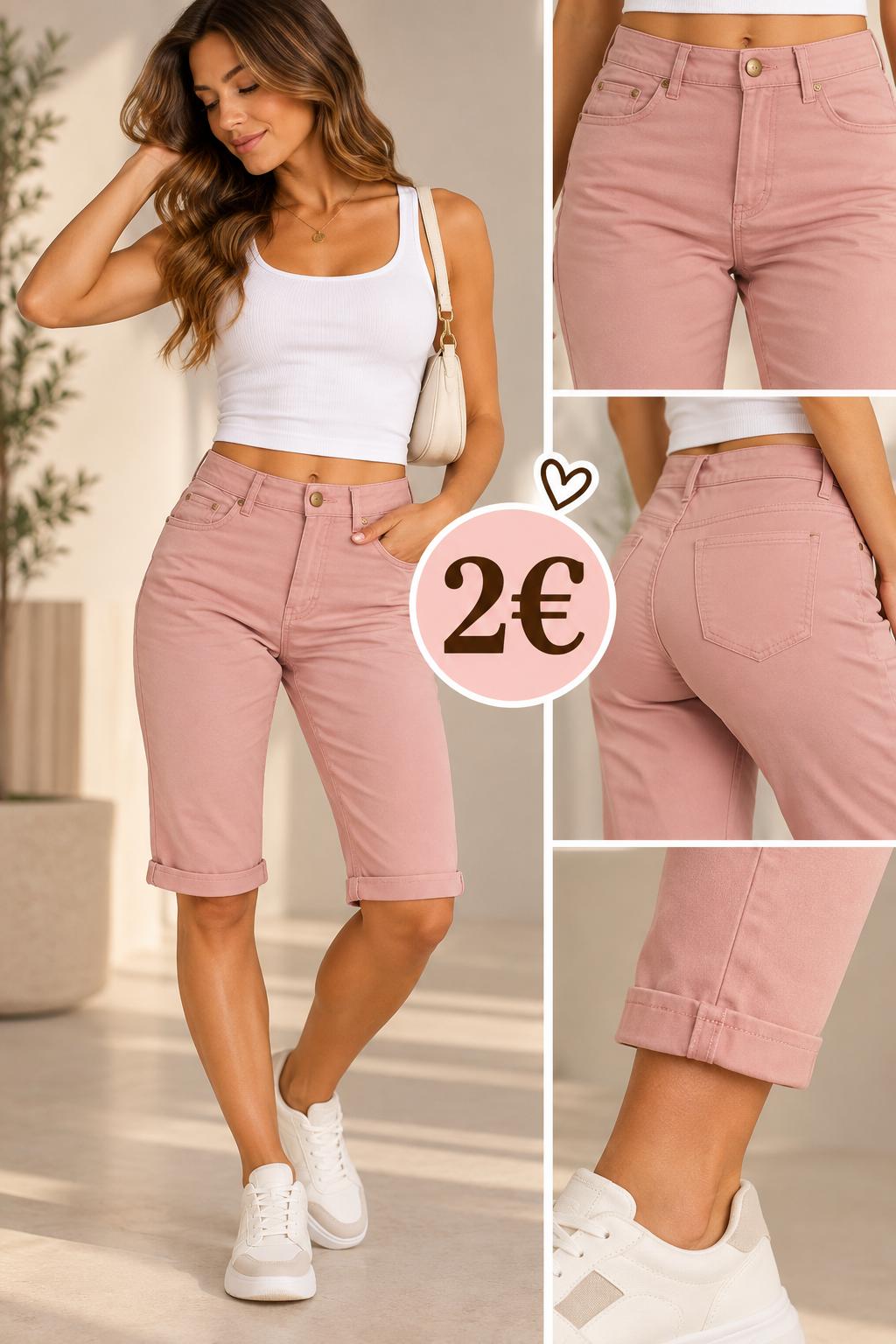 PANTALON PIRATA ROSA