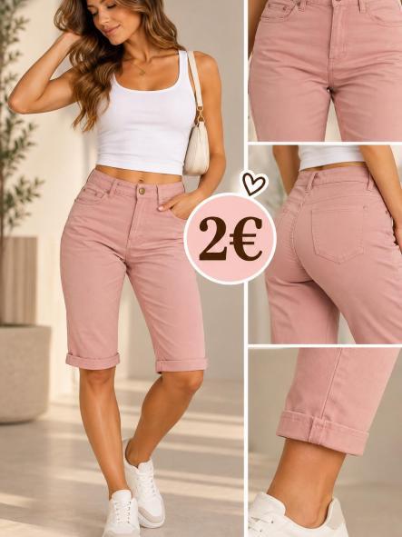 PANTALON PIRATA ROSA