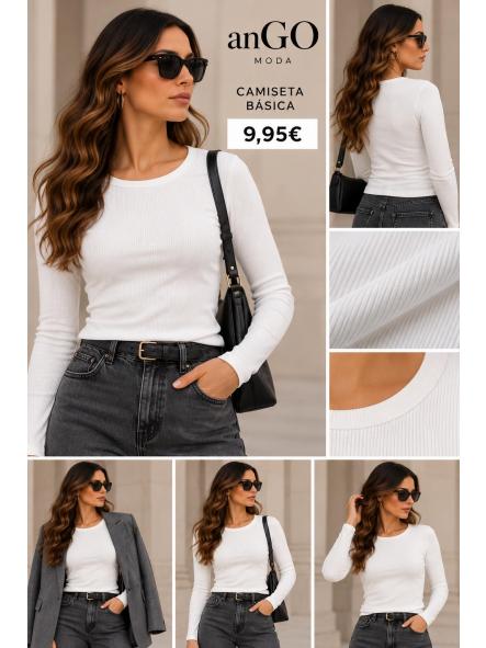 CAMISETA BASICA BLANCA