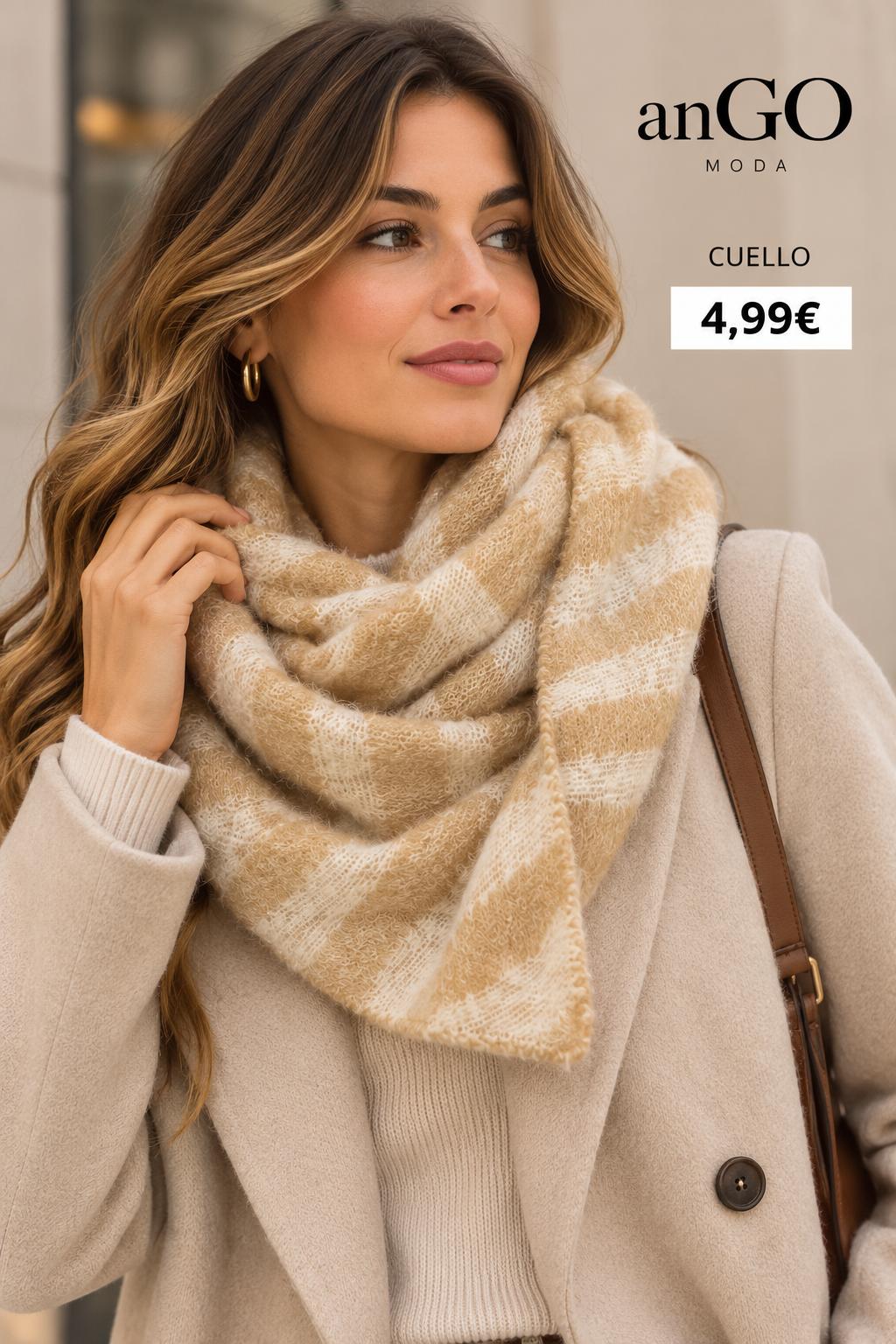 BUFANDA CUELLO BEIG