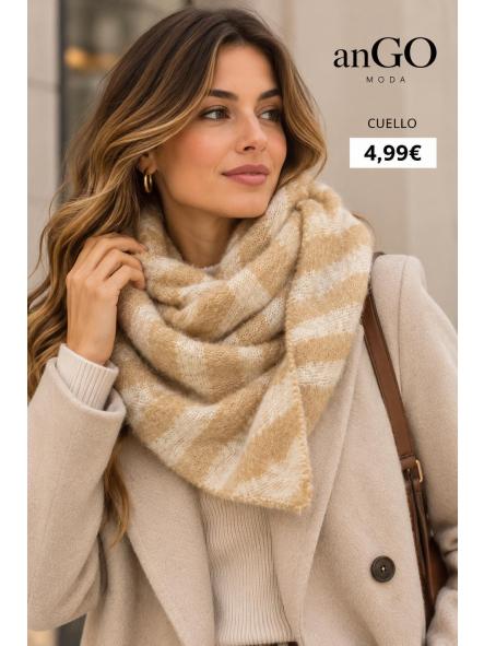 BUFANDA CUELLO BEIG