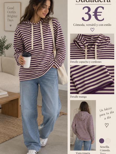 Sudadera rayas [0]