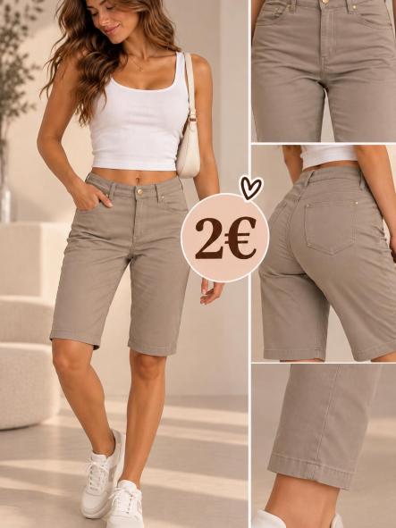 PANTALON PIRATA MARRON