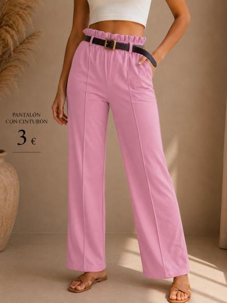 PANTALON ELÁSTICO ROSA