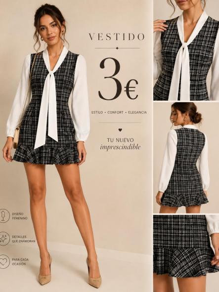 VESTIDO CUANDROS