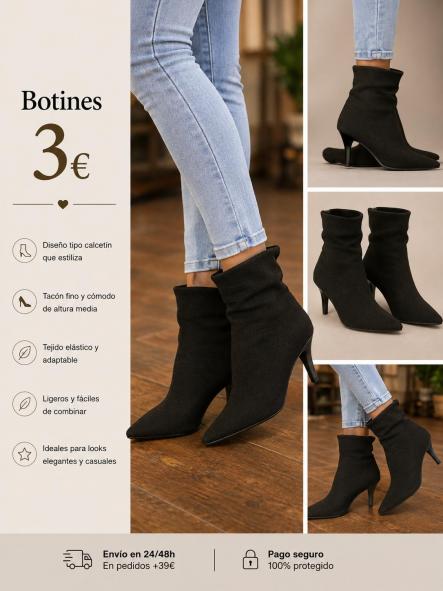 botines  CALCETIN VERDE [0]