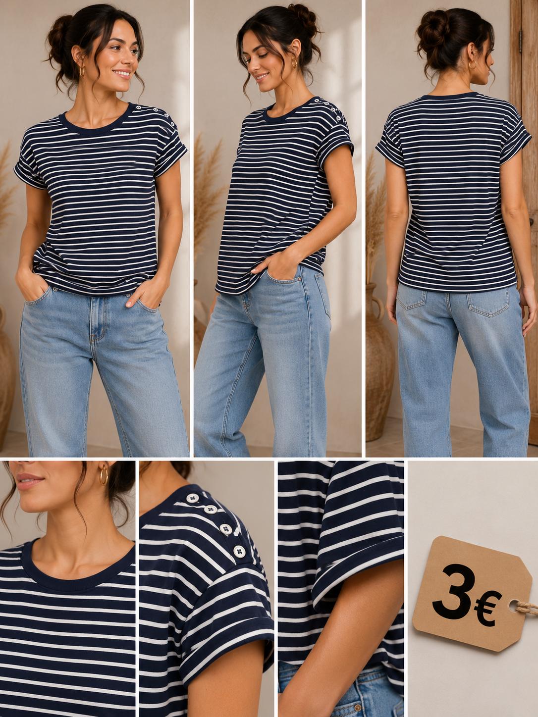 CAMISETA NAVY