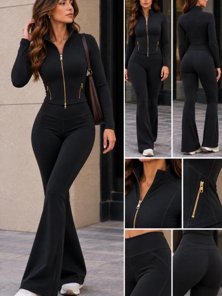 CONJUNTO DEPORTIVO PIEL TIBURON NEGRO [0]