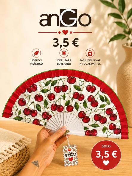 ABANICO CEREZA