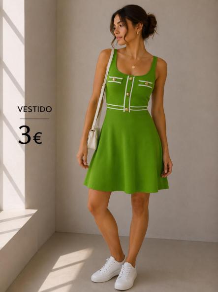 VESTIDO   CORTE CLASICO [0]