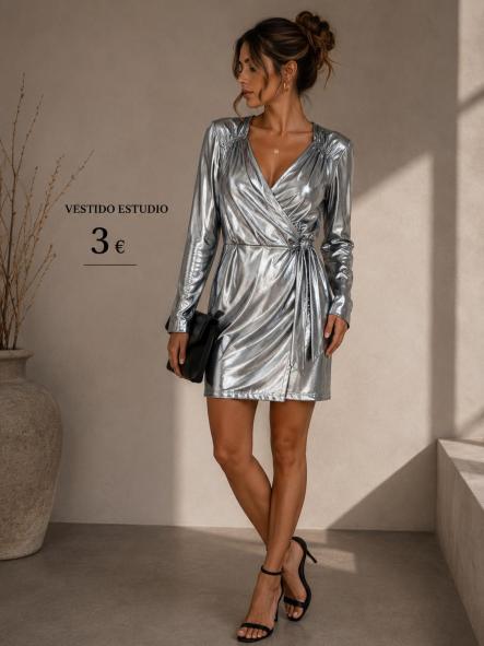 VESTIDO plata