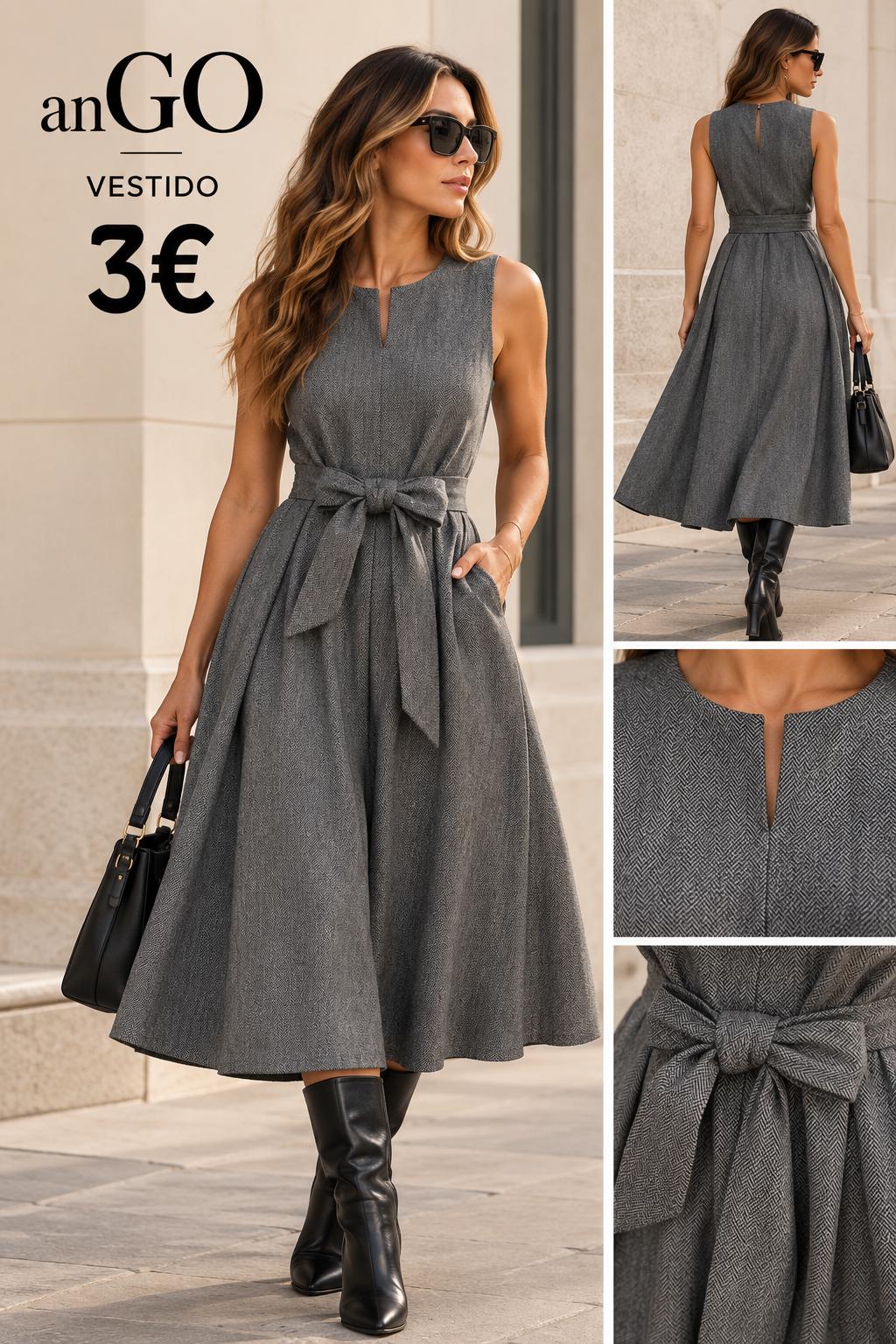 VESTIDO PAÑO