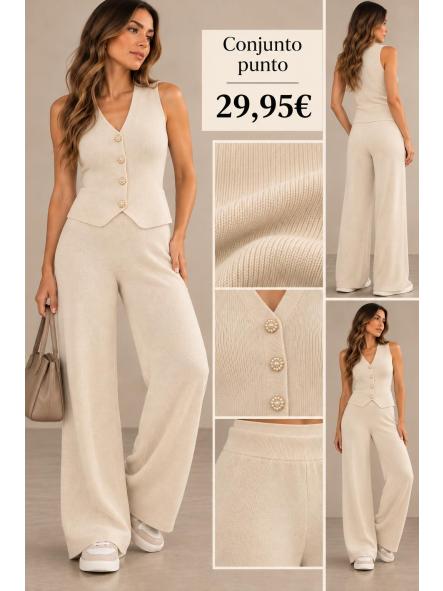 TRAJE COLOR VAINILLA