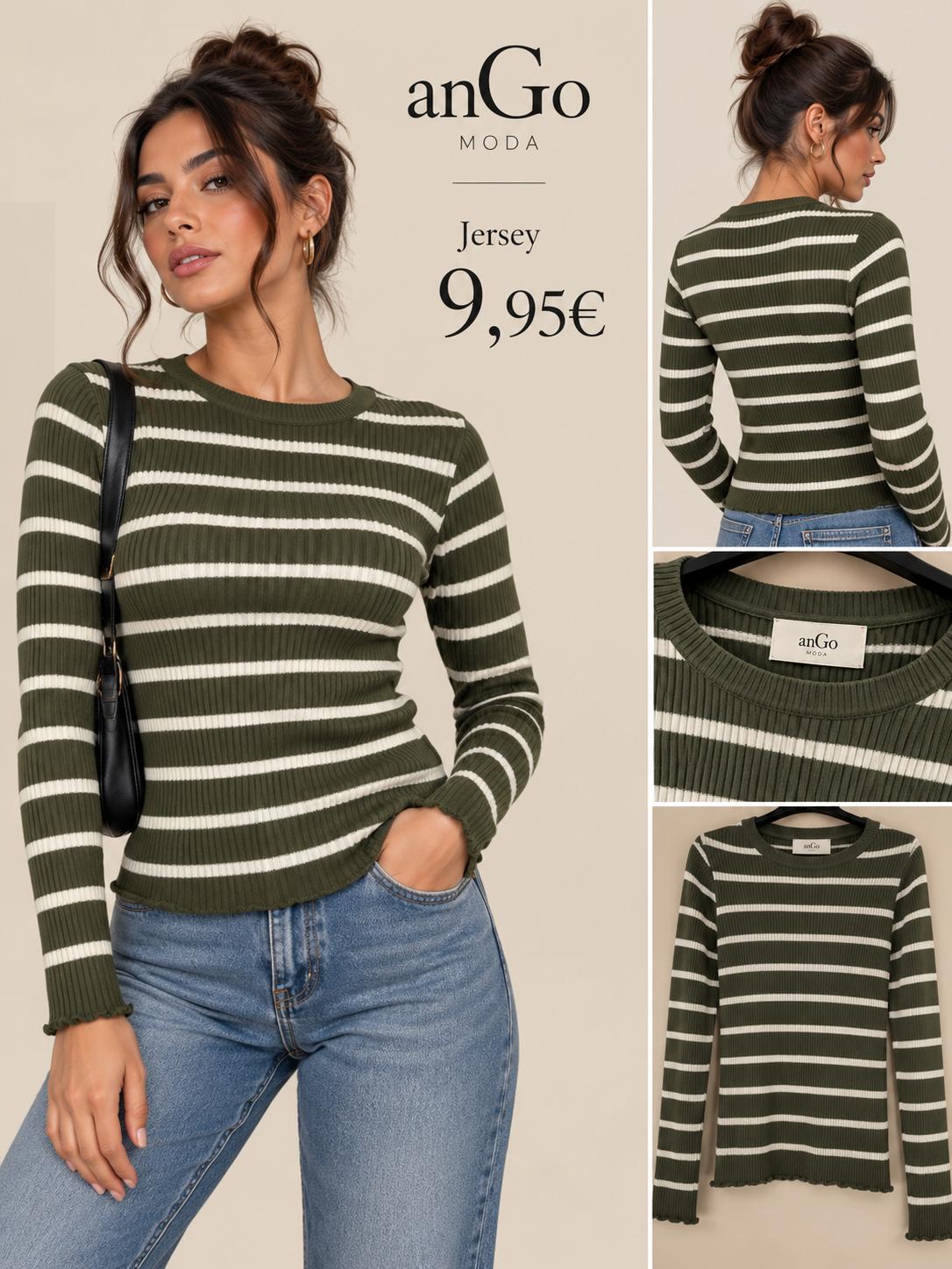 JERSEY RAYAS VERDE