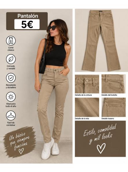 PANTALON PITILLO CAMEL  [0]