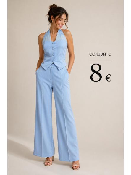 CONJUNTO AZUL TRAJE  [0]