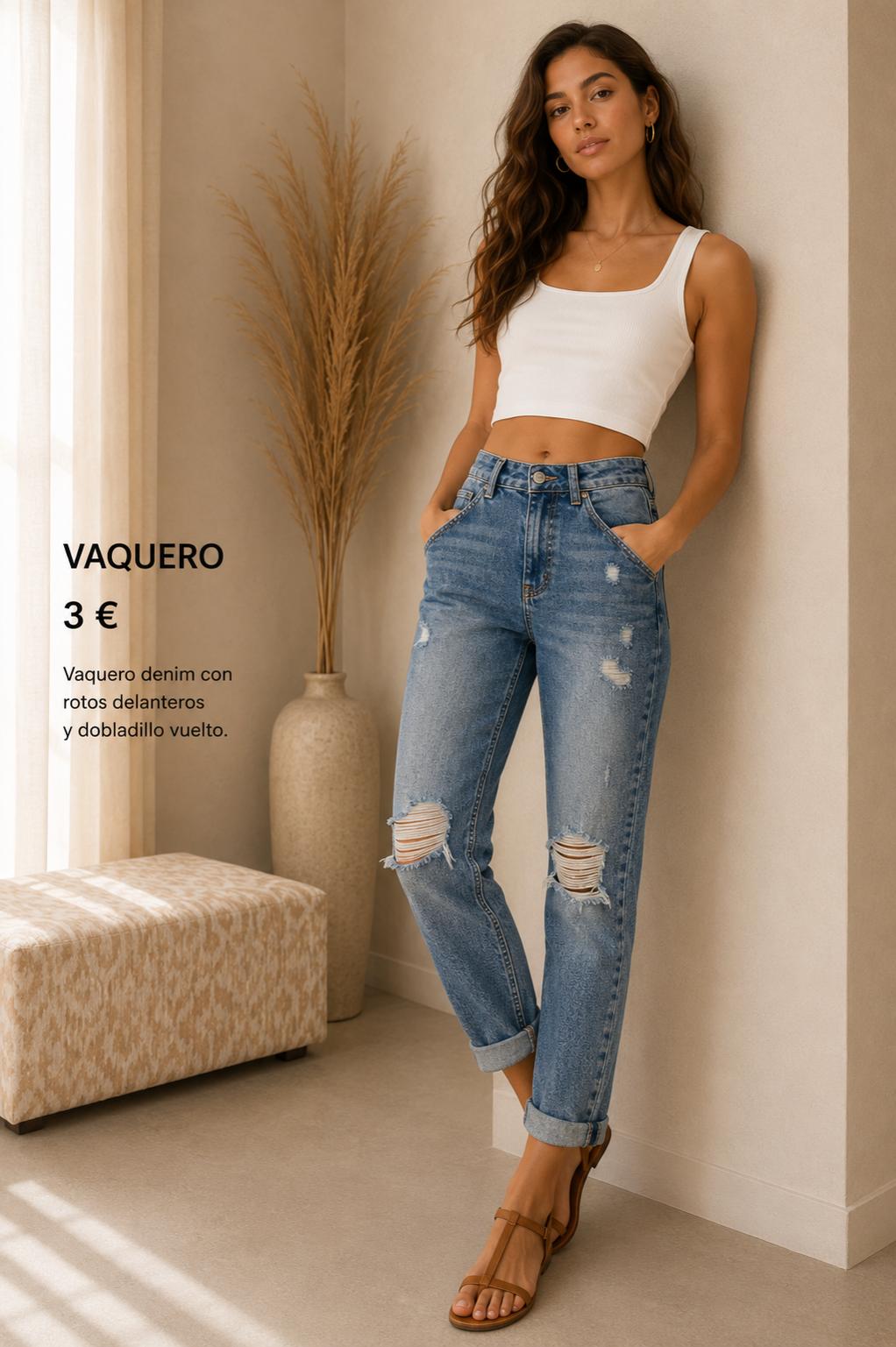 PANTALON VAQUERO TALLA S