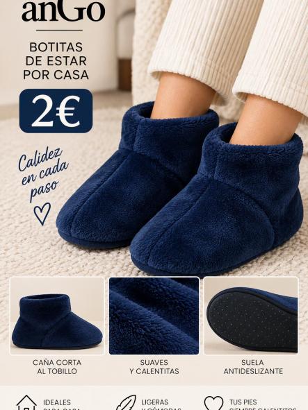 BOTITAS DE ESTAR POR CASA AZUL  [0]