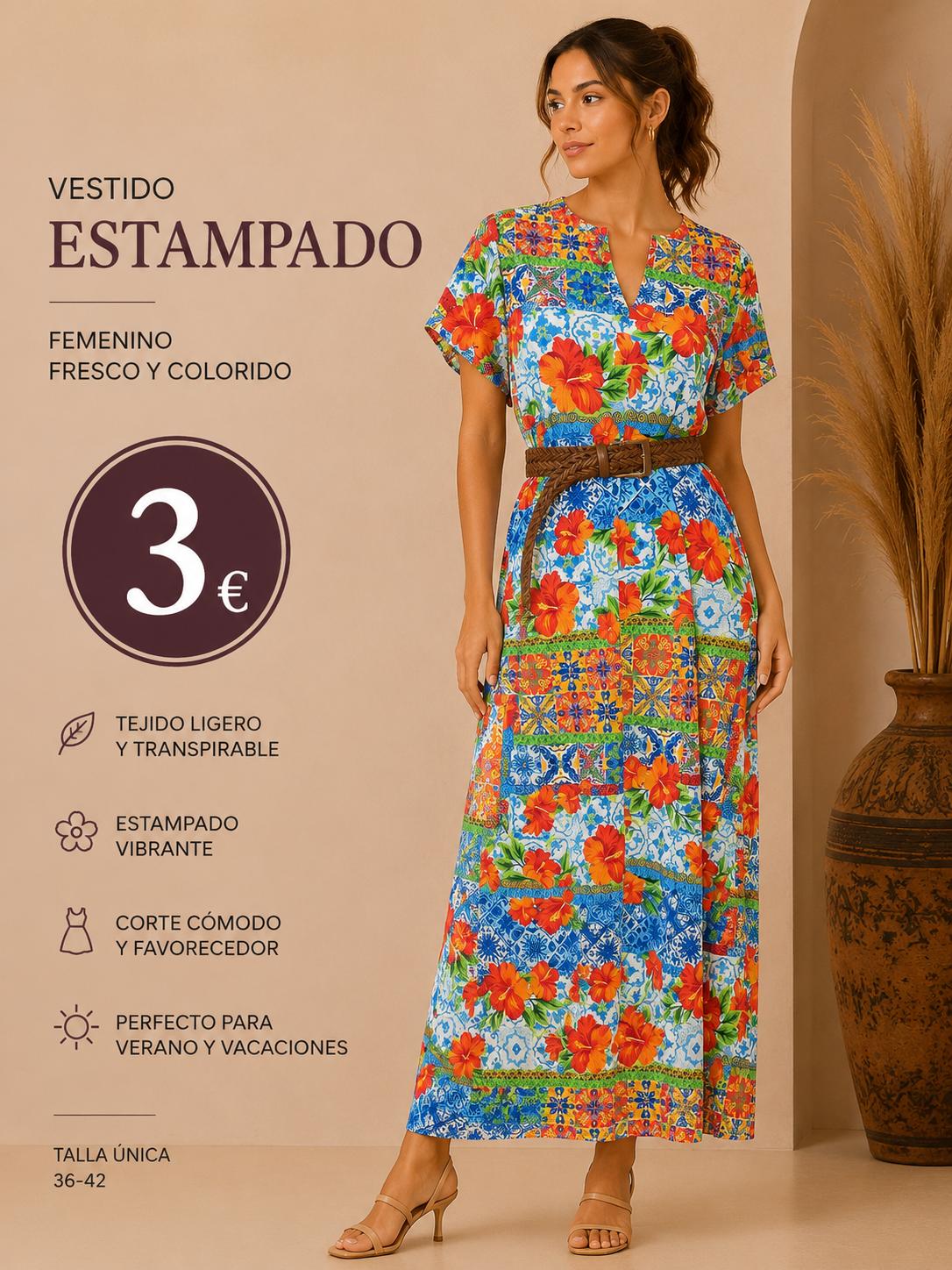 VESTIDO CAMISERO NRANJA