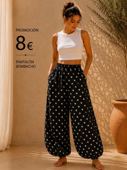 PANTALON   BOMBACHO NEGRO