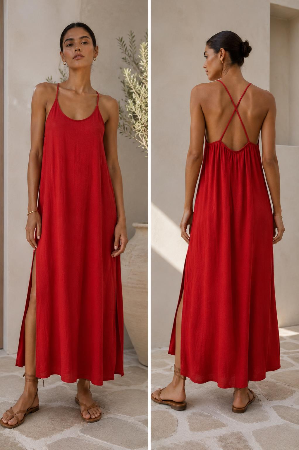 VESTIDO BASIC ROJO