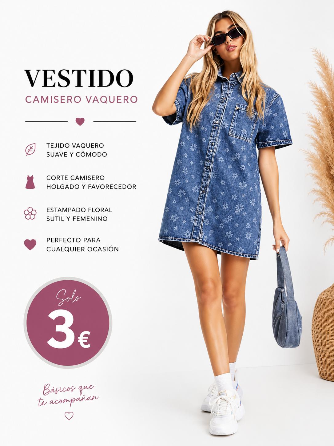 CAMISA LARGA VAQUERA