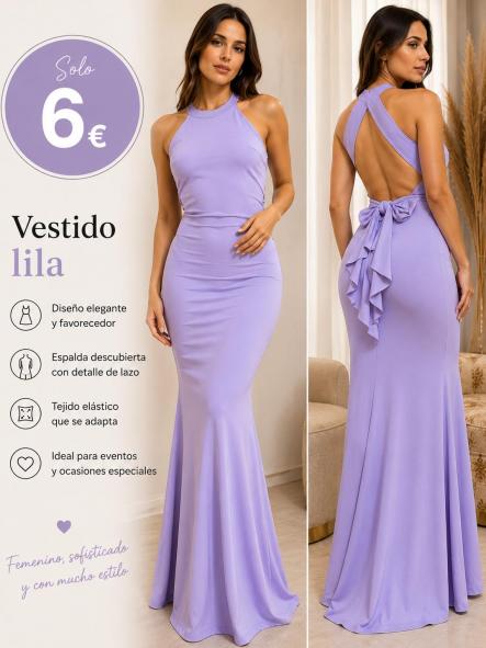VESTIDO FIESTA LILA FIESTA [0]