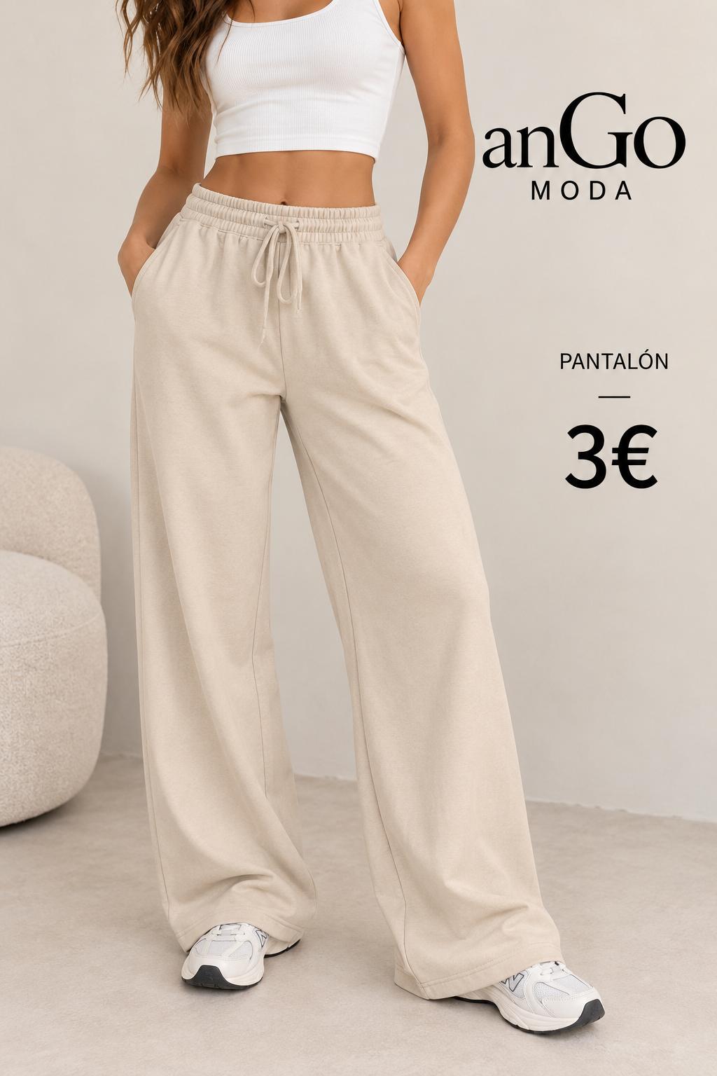 PANTALON BEIG CHANDAL