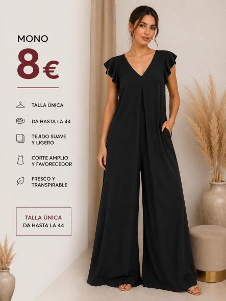 MONO EFECTO VESTIDO NEGRO [0]