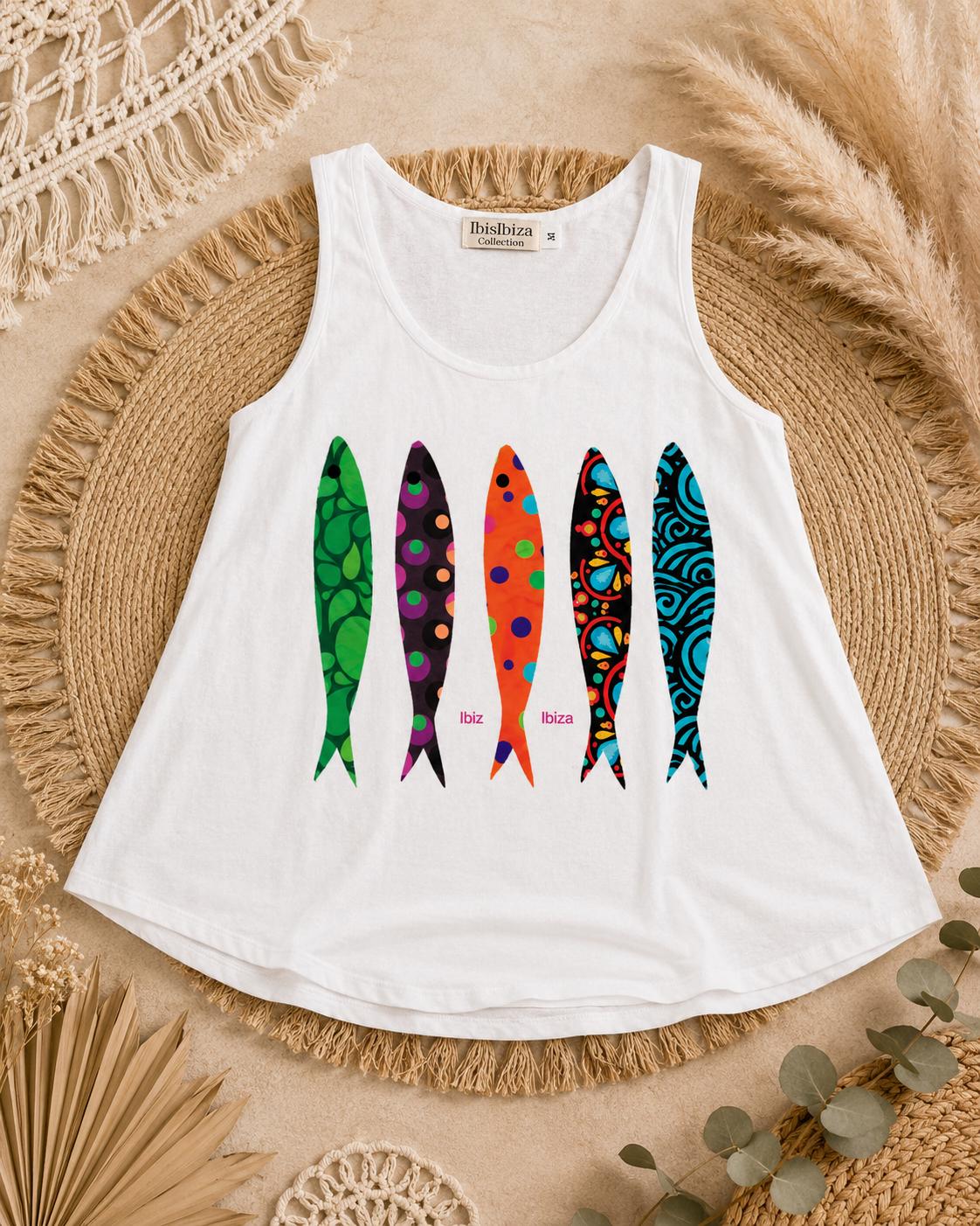 CAMISETA CINCO PESCADITOS