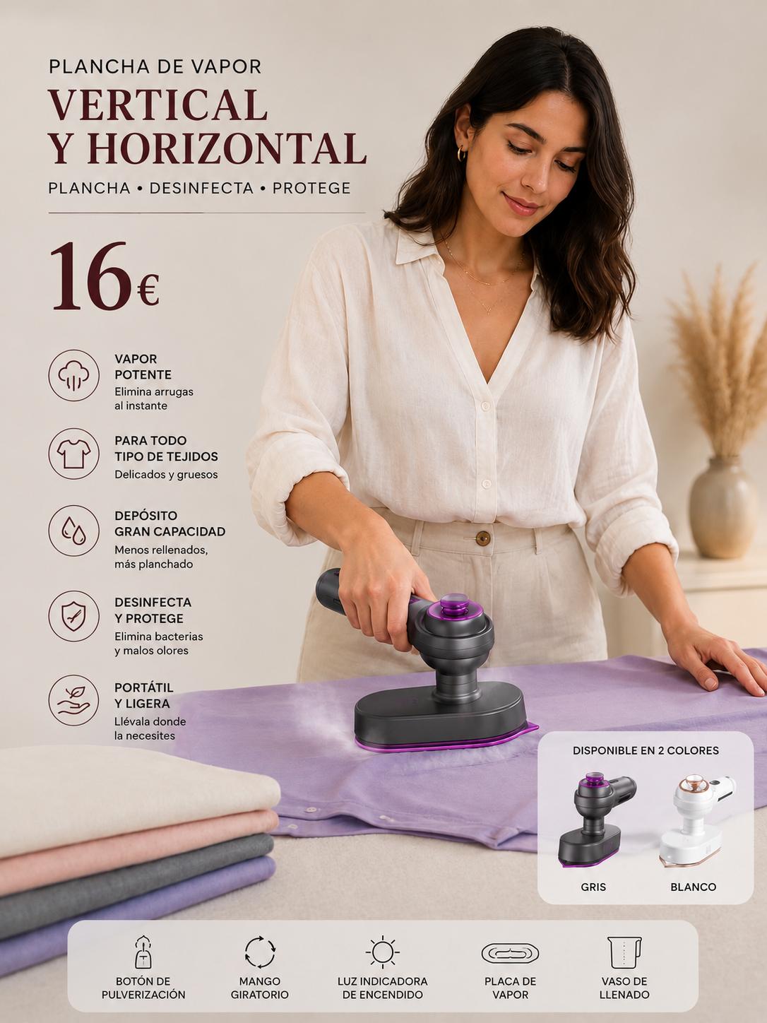 PLANCHA VAPOR GIRATORIA PREVENTA