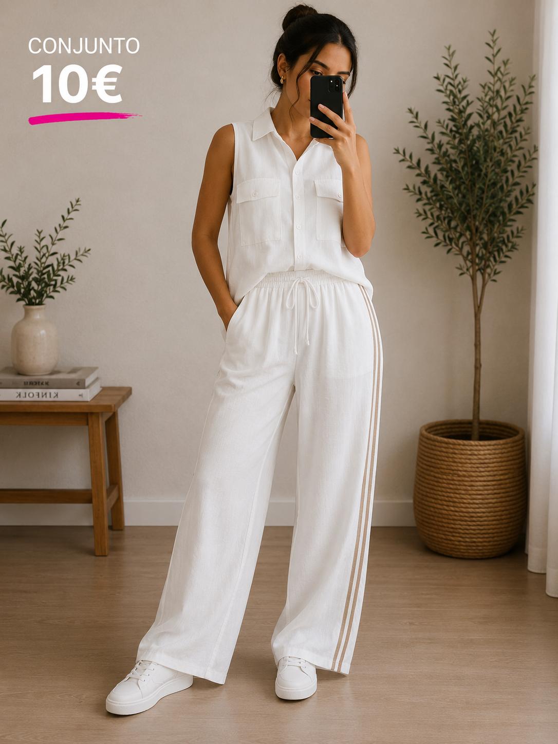 CONJUNTO TELA BLANCO