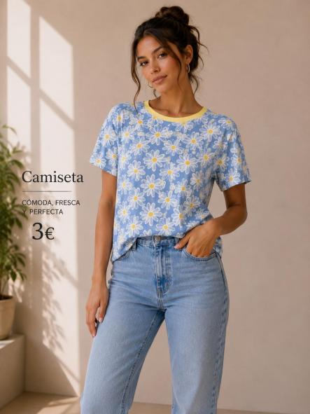 CAMISETA MARGARITAS