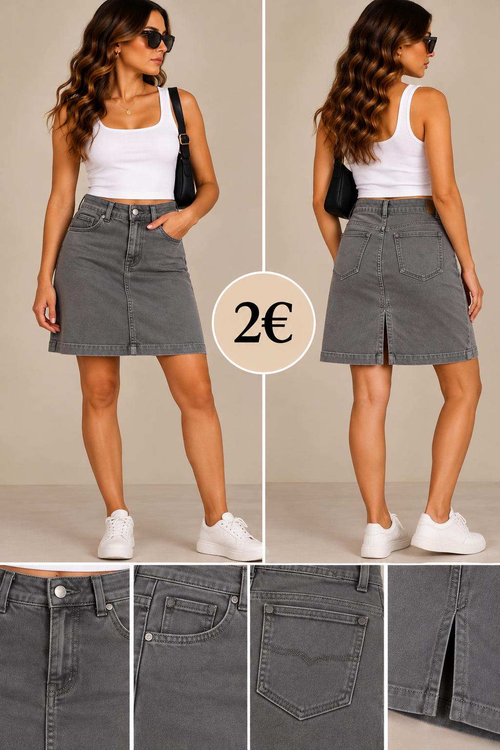 FALDA GRIS
