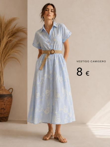 CAMISERO AZUL CLARITO CON CINTURON [0]