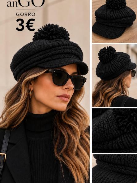 BOINA CON VISERA NEGRA [0]