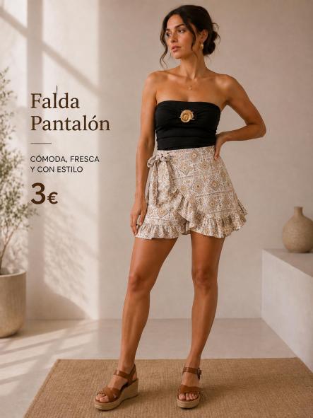 FALDA PANTALON camel [0]