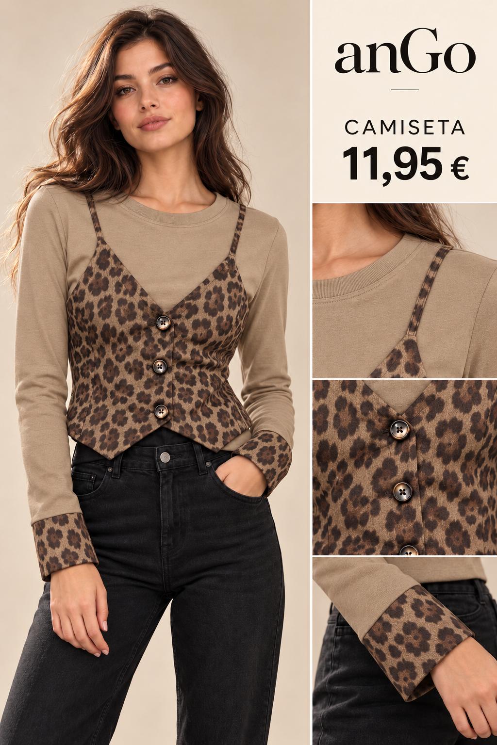 JERSEY CHALECO BEIG