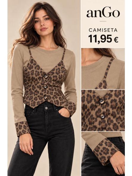 JERSEY CHALECO BEIG [0]