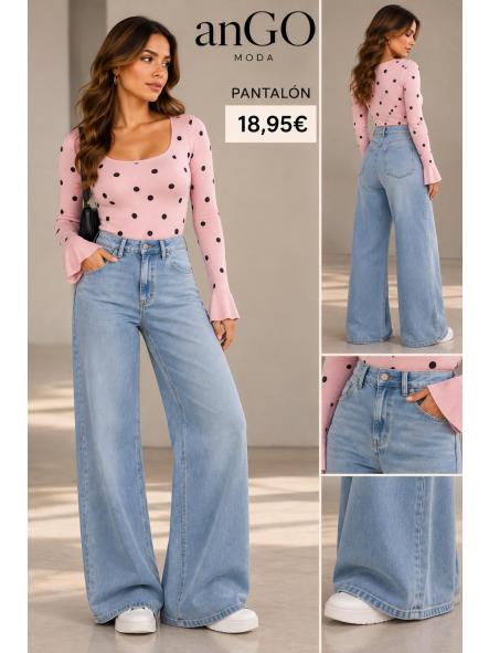 PANTALON VAQUERO  ANCHO MODERNO [0]