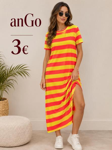 VESTIDO rayas [0]