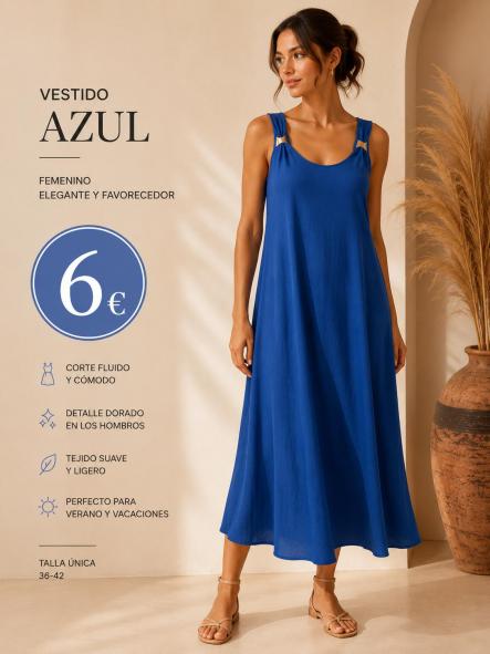 VESTIDO  AZUL KLEIN ANCHO [0]