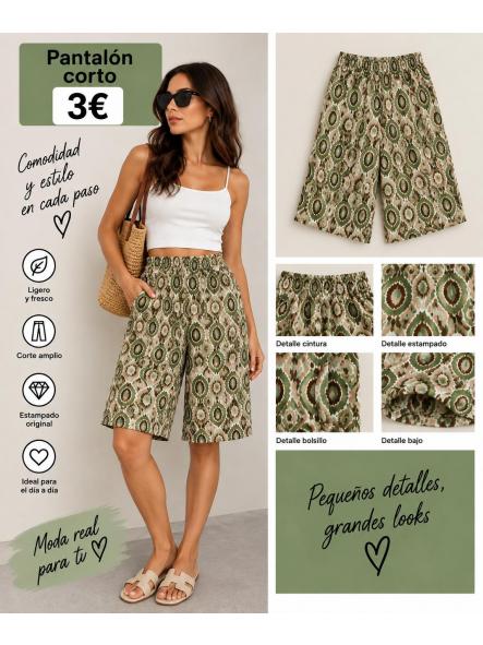PANTALON PALAZZO VERDE  [0]