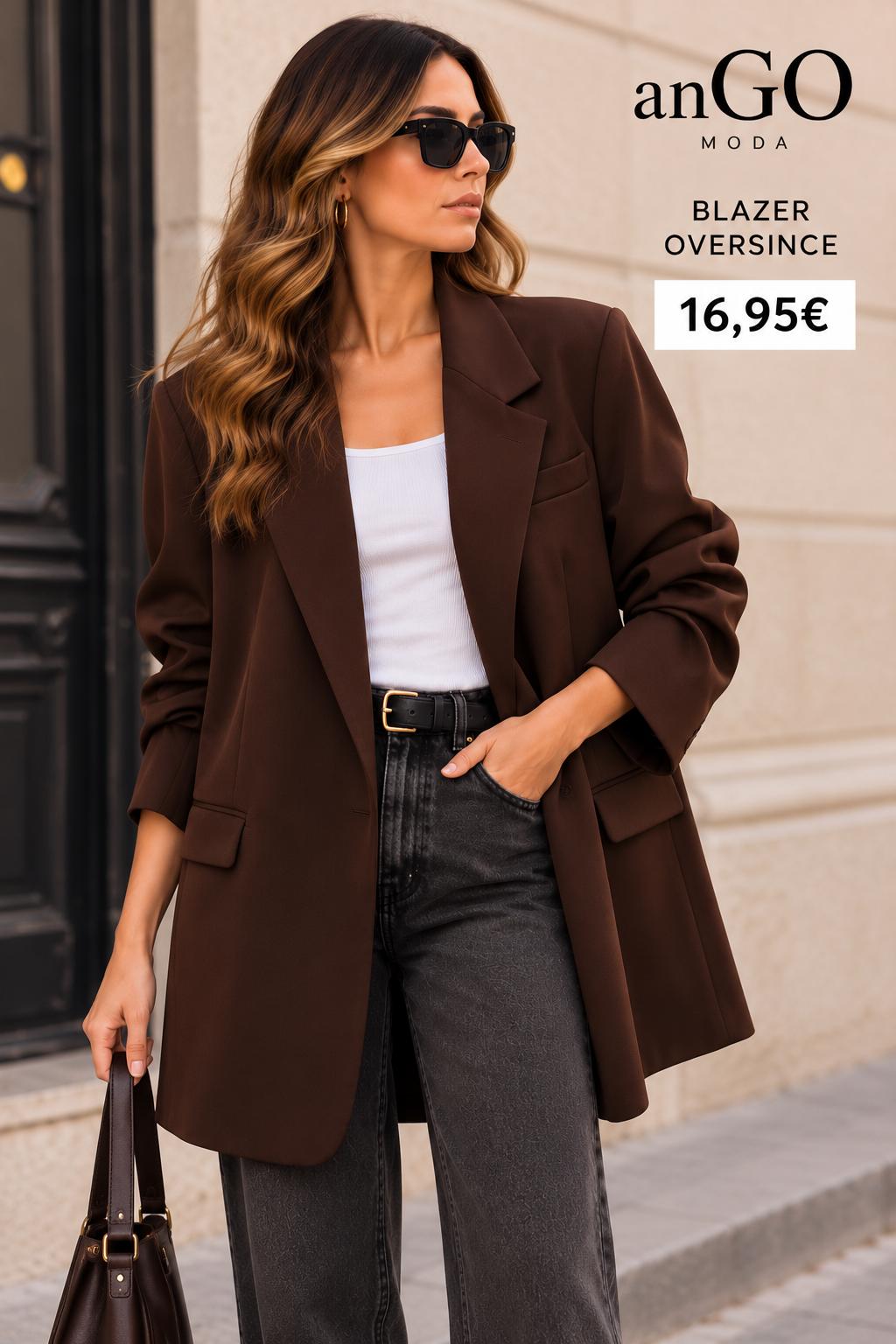 BLAZER MARRON