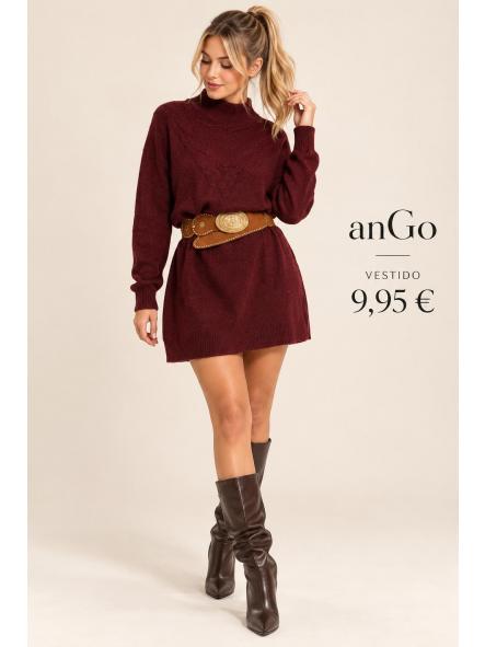 VESTIDO JERSEY GRANATE [0]