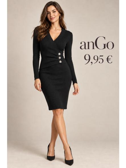 VESTIDO PUNTO  NEGRO [0]