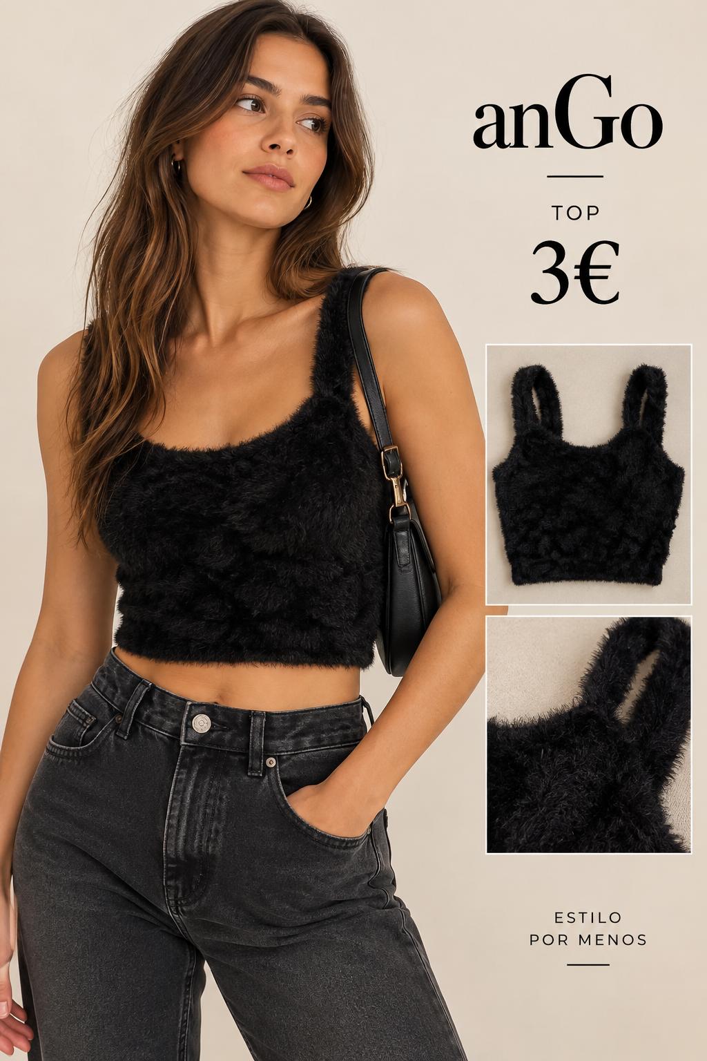 TOP PELOS NEGRO